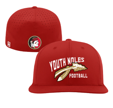 2025 Youth Noles Football - Richardson Red PTS30 - 3D Embroidery v3