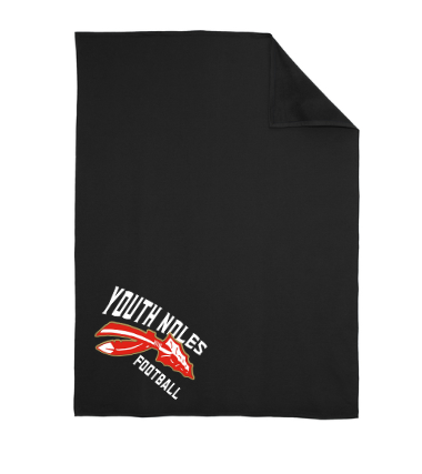 2025 Youth Noles Football - Oversized Core Fleece Sweatshirt Blanket - XL Embroidery
