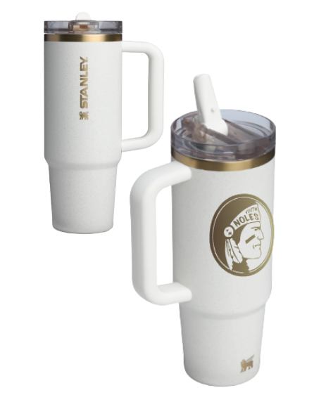 2025 Youth Noles Football - Stanley 30 OZ Quencher ProTour Flip Straw Tumbler - Engraved