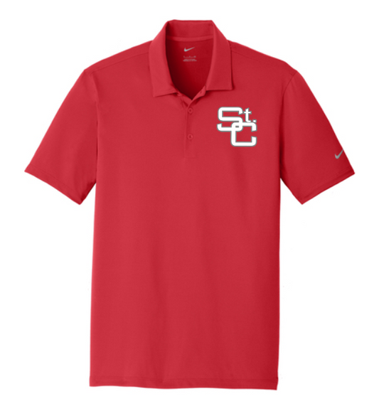 STC Swag Shop - Nike Red Dri-FIT Legacy Polo - Block STC Embroidered