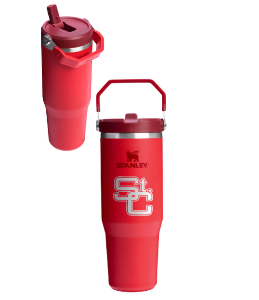 STC Swag Shop - Stanley 30 OZ IceFlow™ Flip Straw Tumbler - Block STC Engraved
