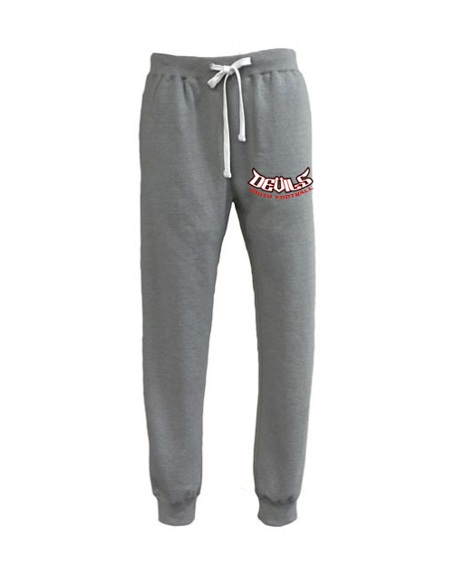 STC Youth Football - Pennant Grey Throwback Joggers - Embroidery