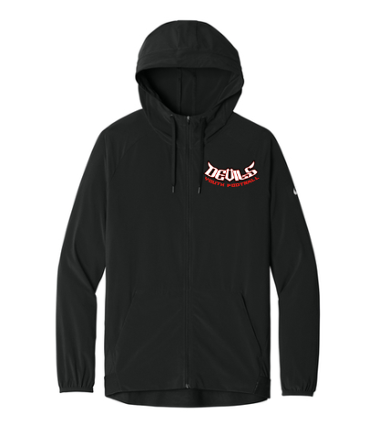 STC Youth Football - Nike Pro Black Dri-Fit Lightweight Full-Zip Hoodie - Embroidery