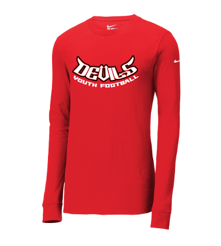 STC Youth Football - Nike Dri-Fit Red Long Sleeve Tee
