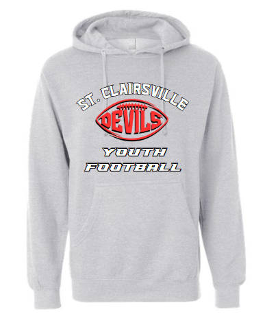 STC Youth Football - Independant Grey Mid-Weight Hoodie