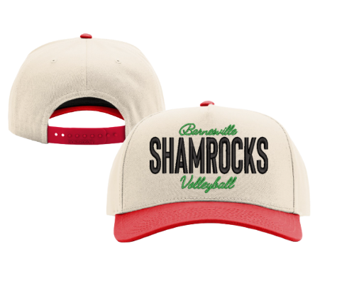 Barnesville Volleyball - Richardson Throwback Cream/Red 323FPC - Embroidery
