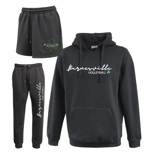 Barnesville Volleyball - Pennant Ultimate Adult Apparel Set (Hoodie, Jogger, Short)