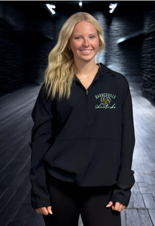 Barnesville Volleyball - Sport-Tek Black Long Sleeve Cage Jacket