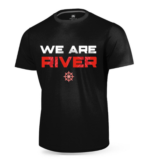River Youth Football - Richardson Black Performance Tee (Performance Fit)