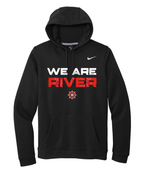 River Youth Football - Nike Black Club Fleece Hoodie