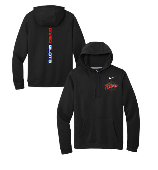 River Jr. High Football - Nike Black Club Fleece Hoodie