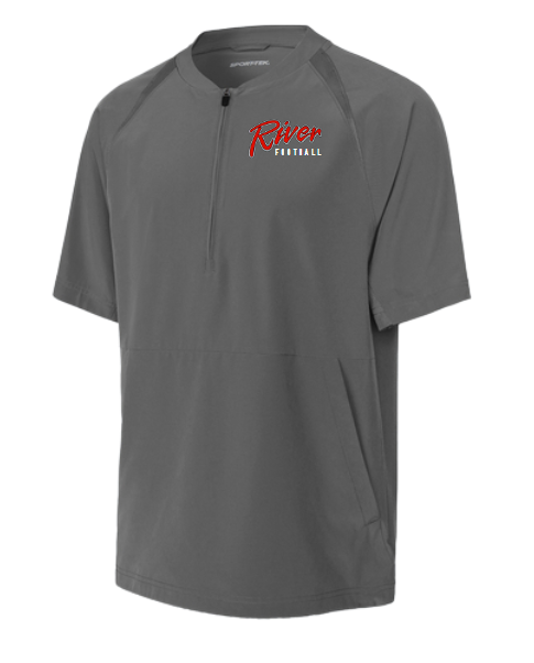 River Jr. High Football - Sport-Tek Charcoal Cage Jacket - Embroidery