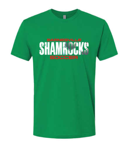 Barnesville Soccer - Next Level Kelly Green Cotton Tee v3