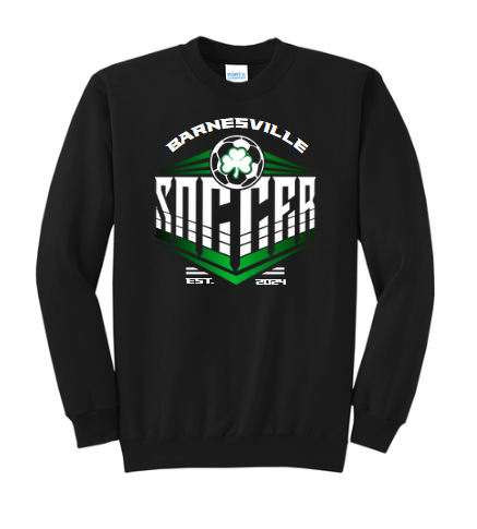 Barnesville Soccer - Port & Co Black Crew v2